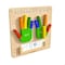 Flash Furniture Bright Beginnings Commercial Grade STEAM Wall Activity Board with Natural Finish and Multicolor Accents, Counting MK-ME09524-GG - alternate 1